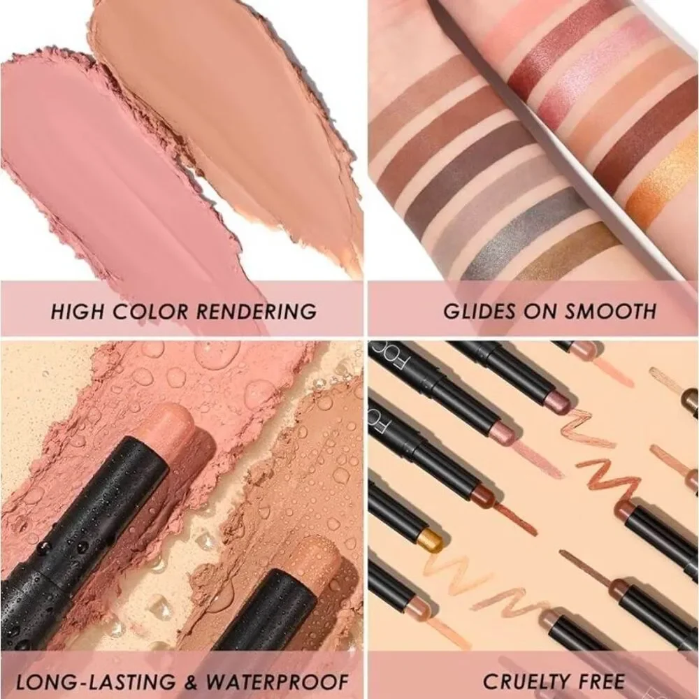 🔺️NIB Focallure Soft Pink Long-Lasting Waterproof Matte Eyeshadow Pencil